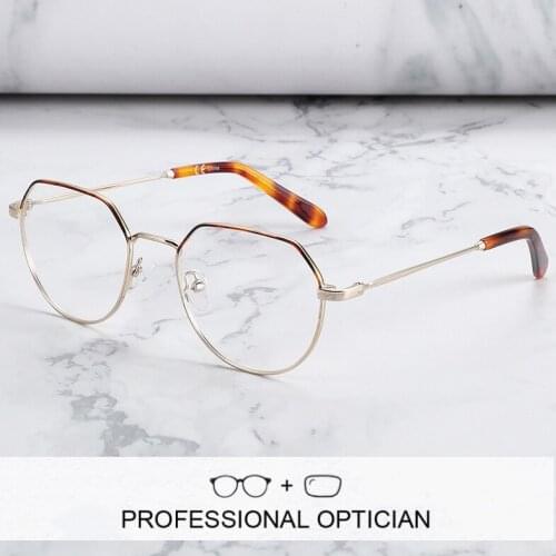 BLUEMOKY Men Prescription Progressive Glasses Metal Oversized Round Optical Eyewear Photochromic Myopia Eyeglasses Frame Male