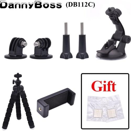 Car Suction Cup For Gopro Action Camera Accessories Set Phone Clip for go pro hero 8 7 6 5 kit for Eken for xiaomi for yi