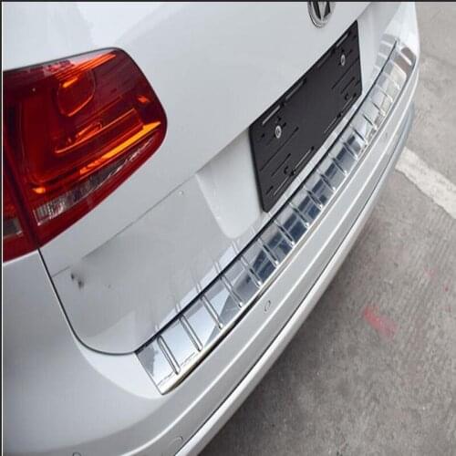 ABS Chrome Rear Bumper Protector Sill Trunk Tread Plate Trim Fit For For Volkswagen for Vw Touareg 04 05 06 07 08 09 10