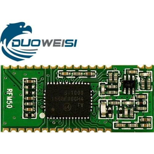 RFM50 | 433 | 868 | 915M | Wireless Transceiver Modules | FSK | SPI | SI1000 | SOC | Smart Home