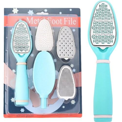 5PCS/Set Removable Pedicure Feet Graters Razor Callus Remover Replaceable Lime For Feet Hard Dead Skin Trimmer Manicure Sets