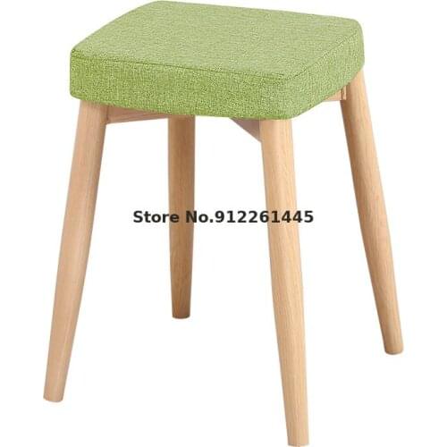 Wrought iron nordic dining chair household makeup solid wood chair modern minimalist childrens small stool net red lazy bedroom