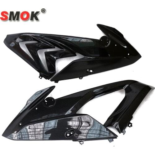 SMOK Carbon Fiber Left Right Tank Side Panel Fairing Kits Guard Cover For BMW S1000RR S 1000 RR 2015-2018
