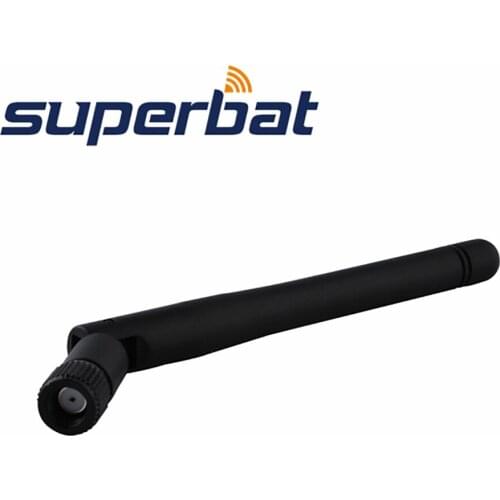 Superbat 2.4GHz 3dBi Support IEEE 802.11b 802.11g 802.11b/g Wirless Lan Rubber Aerial WIFI Antenna RP-SMA Omni Booster