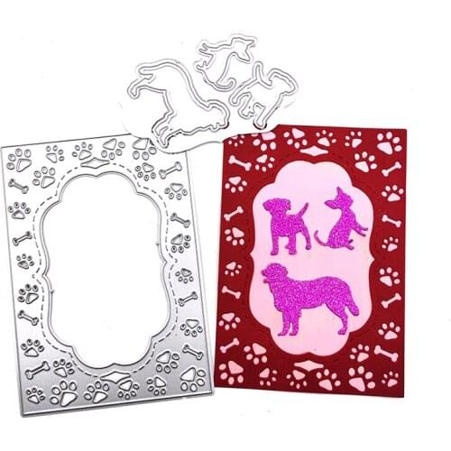 Julyarts Dog Die Cut Dies Scrapbooking Nouveau Arrivage 2021 for DIY Scrapbooking Paper Card Making Decor Craft New