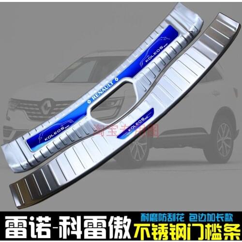High-quality Stainless Steel Scuff Plate/door Sill And Rear Bumper Protector Sill For Renault Koleos 2017 2018 2019 Car-styling