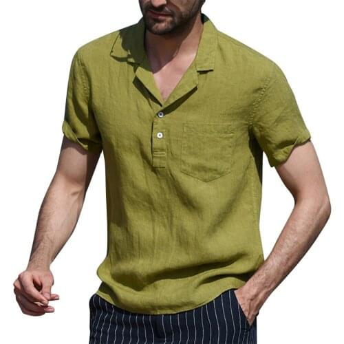 Мужские льняные рубашки Womail China At AliExpress