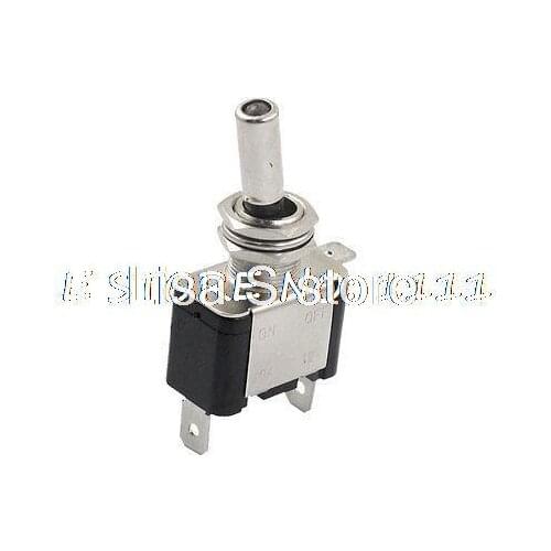 20A/12VDC 2 Position 3 Terminals SPST White LED Lamp Locking Toggle Switch
