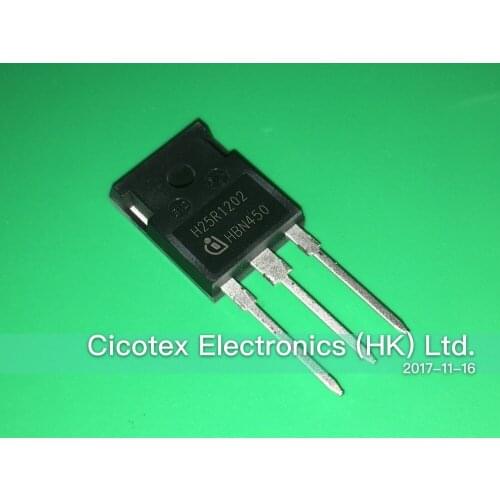 3pcs/lot IHW25N120R2 TO-247 H25R1202 IGBT 1200V 50A 365W TO3P-3 IHW25N120 R2 IHW25N120RZ IHW25N 120R2 IHW 25N120R2