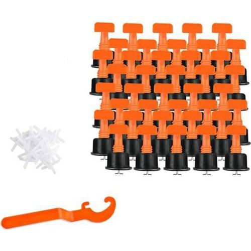 50 Pcs Tile Leveler and 2mm Tile Spacer 500PCS, Ceramic Tile Adjuster and Tile Leveler Adjusters with Wrench Promotion