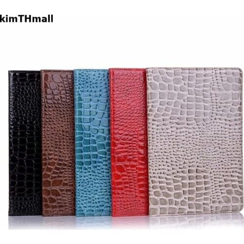 Case For Samsung galaxy tab a 2019 10.1 T510 T515 case Smart flip crocodile grain Stand Card slot case for samsung Tab A 10.1