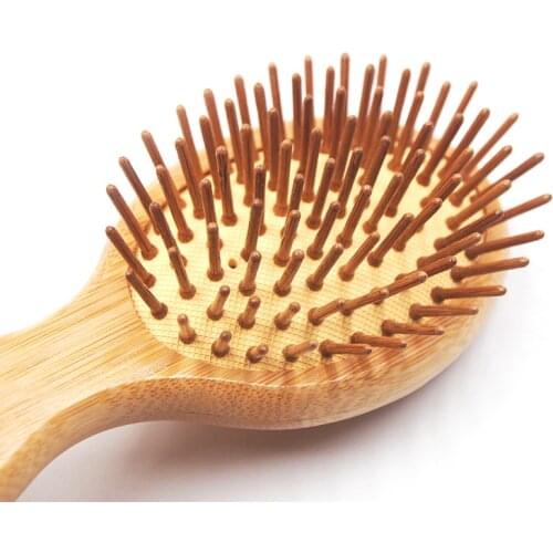 Wooden Massage Hair Brush Air Cushion Hair Scalp Massage Comb Hairbrush Relief Stress Massager Anti-Static Hair Styling tool