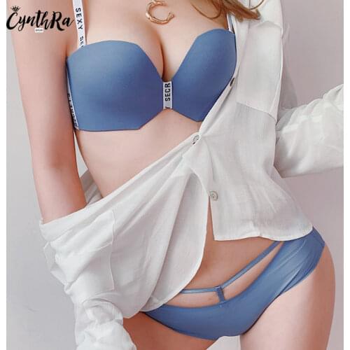 Bra Set Womens Sexy Push Up Bralette Shoulder Strap Non-slip Tube Top Breathable Underwear Wireless Lingerie Set For Women