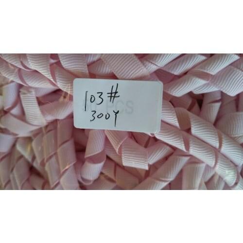 3/8" inch (9mm) polka korker grosgrain ribbon