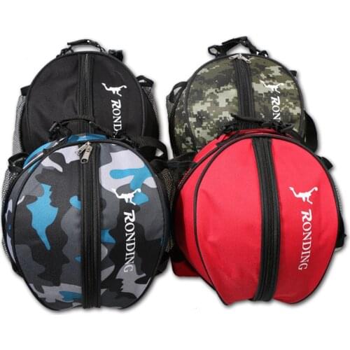 Round Sport Bag Basketball Football Volleyball Backpack Handbag Adjustable Shoulder Strap Knapsacks Storage dustproof bag