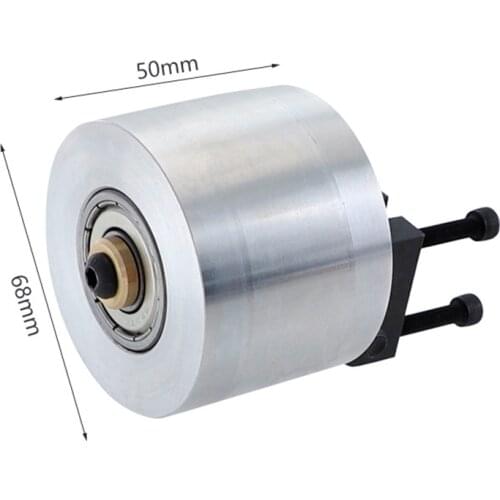 Belt Grinder Wheel Knife Grinder 68X50mm, 12MM Diameter Drive Wheel 6301 Synchronous Drive Wheel Polishing Machine, Aluminum
