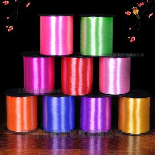 5 Reel/lot Balloon Ribbon Streamers More Colors 5mm 220Meters Ball Ties For Wedding Party Decorations
