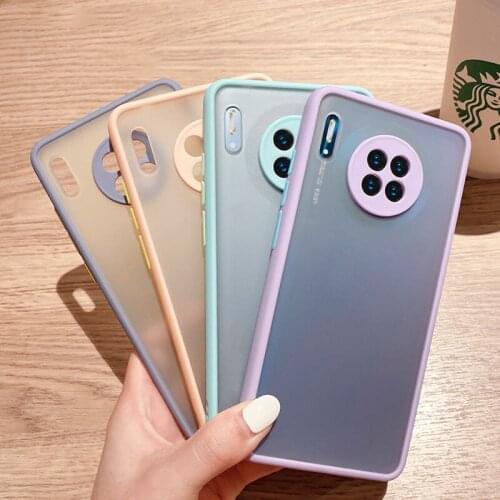 Matte Hard PC Phone Case For Huawei Mate 20 30 40 Pro Plus Nova 7i 7 8 Pro 7 SE Back Cover Case For Huawei Nova 5Z 4 5 5i Pro 6