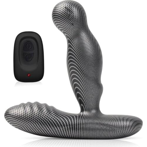 Multi Modes Prostate Vibrator Rotating Massager Heating Butt Plug Stimulation Adult Sex Toy for Men
