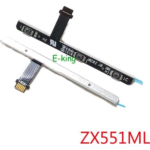 Original New For Asus Zenfone Zoom ZX551ML ZX550ML Power On Off Volume Switch Side Button Key Flex Cable