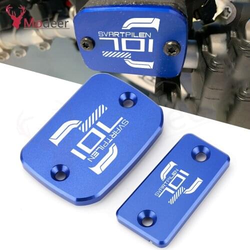 Motorcycle Front Brake Clutch Cylinder Fluid Reservoir Cover Accessories For SVARTPILEN 701 STYLE 2019 2020