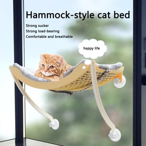 Cat Hammock Bed Hanging Cat Nest Basking In The Sun Sucker Hammock Balcony Window Swing Hanging Basket Pet Nest