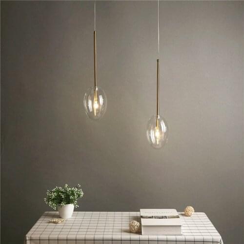 Nordic Pendant Light Water drop grapes Clear Glass Pendant Lamp Dining Room Bedroom Hanging Lamp Living Room Deco Light Fixtures
