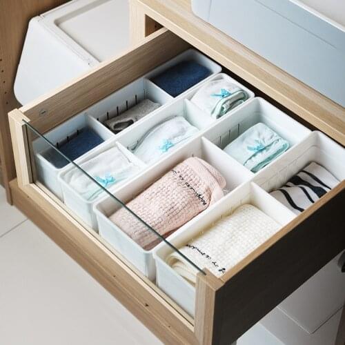 Adjustable Drawer Style Make Up Storage Box Plastic Sundries Cosmetic Container Divider Desktop Sundries Fragrance Finishing Box