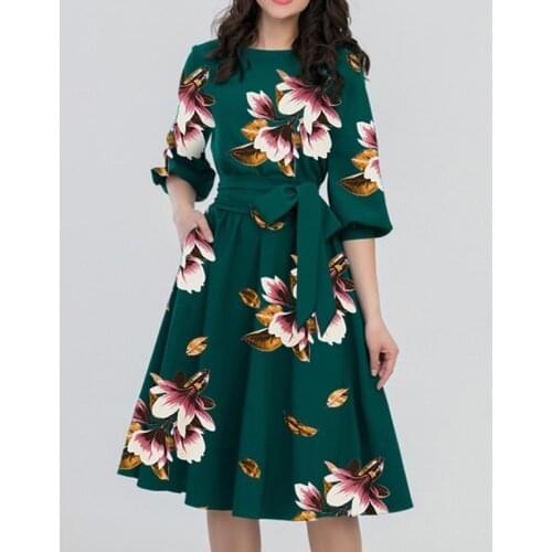 2019 Spring O-neck Long Maternity Dresses For Pregnant Women Clothes Flowers Print Pregnancy Dress Gravidas Maternity Clothing