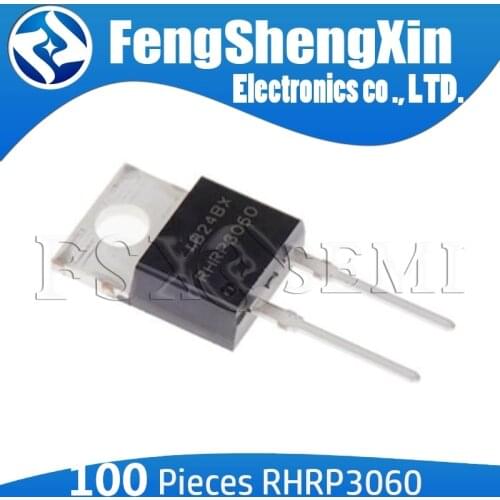100pcs/lot RHRP3060 TO-220 Fast recovery rectifier diode 30A/600V