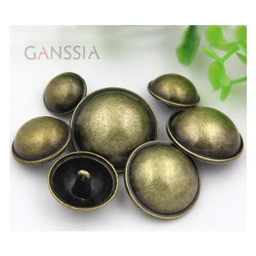 10pcs/lot Vintage bronze mushroom shape fashion metal buttons for garments Sewing shank button (SS-01)
