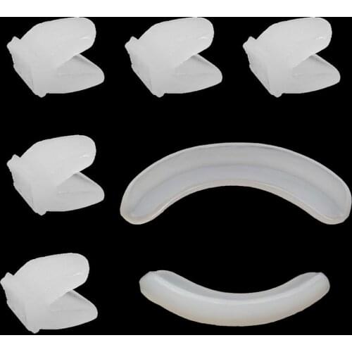 10 Pcs Hip Hop Food Level Grillz Wax Tooth Cap Dental Teeth Grills White Wax for Fit Teeth Braces Grillz for Sale Wholesale