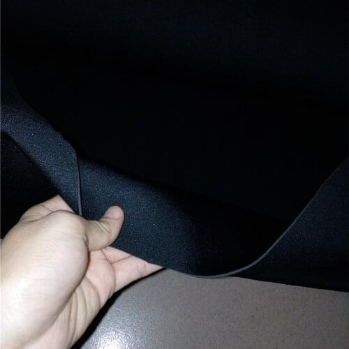 2mm thickness elastic SBR neoprene black color