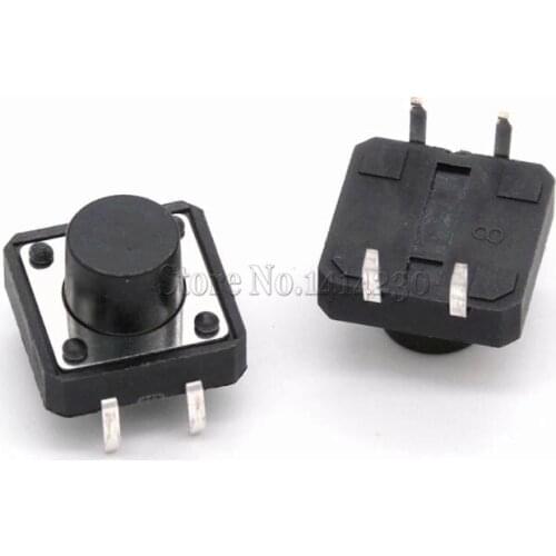 20Pcs 12 x 12mm x 8mm 12*12*8H Panel PCB Momentary Tactile Tact Push Button Switch DIP