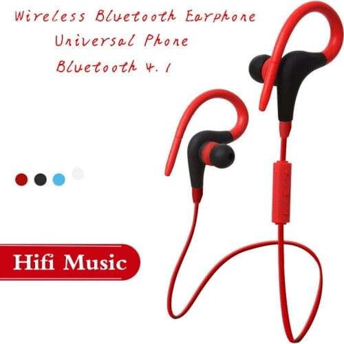 2017 Sweat Proof Bluetooth Wireless Headset Wireless Earphones Sport Running Headsets For OS Samsung Xiaomi Android