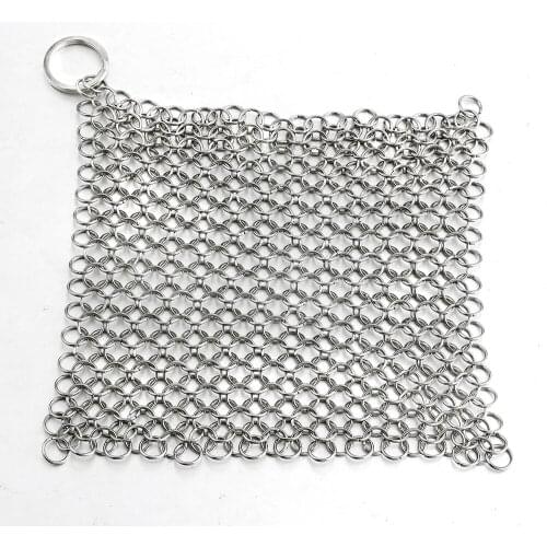 316L Cast Iron Cleaner Kitchen Rust Pot Pans Cleaning Scrubber Steel Rust Remover Scraper Brush Kit Metal Cleaning Brush 10-20cm