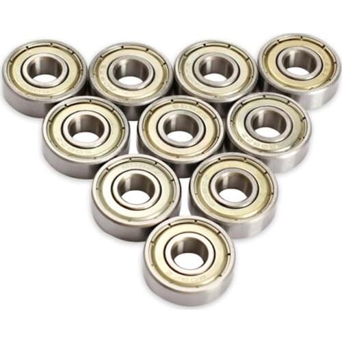 608RS Bearing 10pcs Insulative Skateboard Scooter Ball Roller Ball Bearings Skate Bearings Wheels