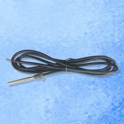 PT1000 Temperature Sensor 2 Wire with Silicone Gel Coated -50-180 centigrade Originally for our Solar controller 6*50mm probe