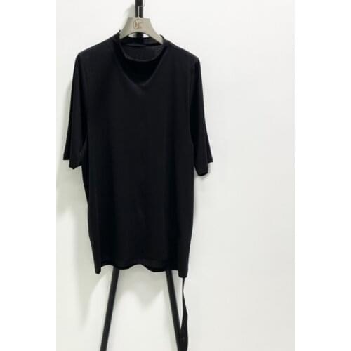 21ss Owen Seak Men T Shirt 100% Cotton Gothic Mens Clothing Hip Hop Tops Tees Summer Women Solid OverSize Sweetwear T Shirt