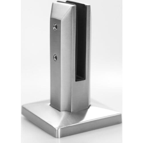 Have In Stock Stainless Steel Square Deck Mount Mirror Glass Pool Fence Spigot