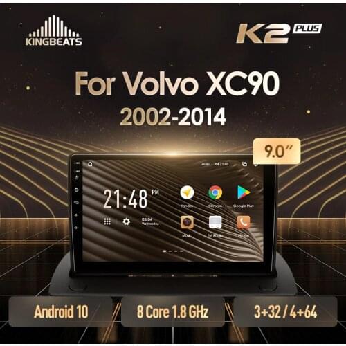 KingBeats Android Octa-Core head unit HU 4G in Dash Car Radio Multimedia Video Player Navigation GPS For Volvo XC90 C 2002 - 2014 no dvd 2 din Double Din Android Car Stereo 2din