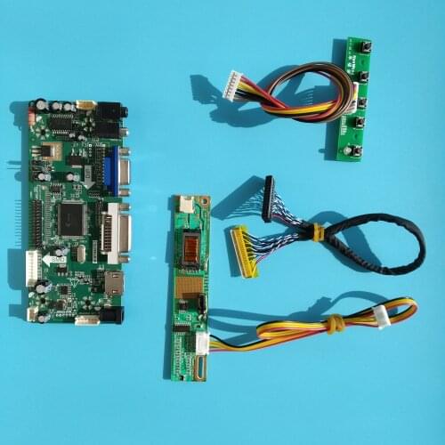 Kit for CLAA154WB05AN/CLAA154WB05A DVI HDMI 1280X800 VGA Screen Driver 30pin Controller board Display Panel 1 lamps LVDS 15.4"