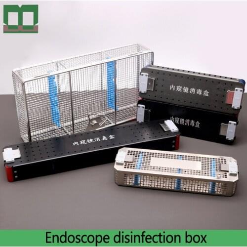 Endoscope disinfection box stainless steel high temperature disinfection of surgical instruments the sterilization box
