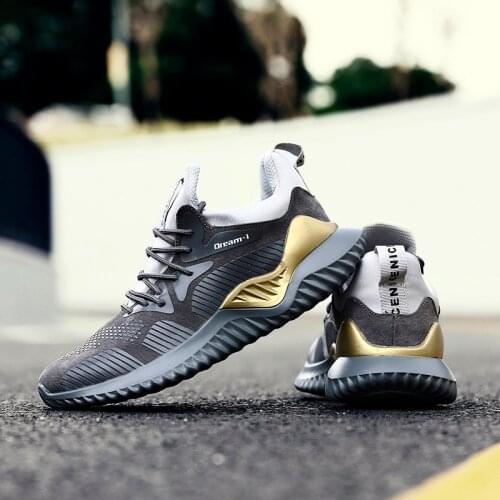 Stylish Adults Shoes Men Lace-Up Comfortable Sneakers Men Running Shoes Lightweight Breathable Walking Shoes Male Sport Shoes