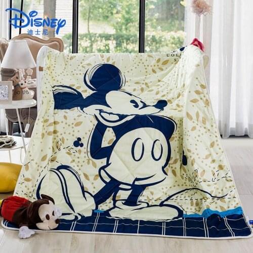 Disney Blanket Quilt 100% Cotton Summer Thin quilt Napping Sleeping Cartoon Children Child Baby Girl boy bedroom 150x200cm