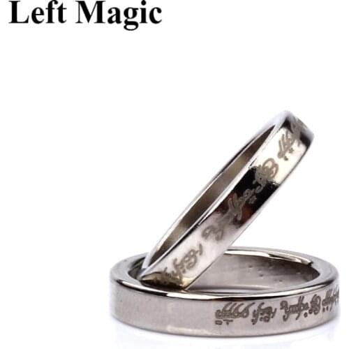 1 Pcs 2018 Mini Silver Strong Magnetic Magic Ring Magnet Coin Magic Tricks Finger Decoration Magician Ring 18/19/20/21MM Size