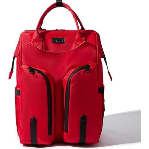 Multi-function Maternity Baby Bag Waterproof And Stylish Stroller Diaper Backpack With Large Capacity And Lightweight Size