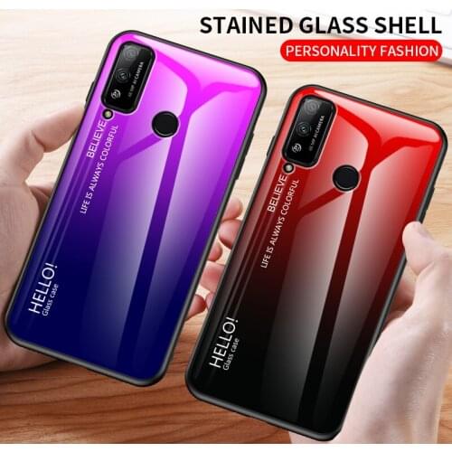 Fashion Stained Glass Phone Case for Huawei Honor Play 4T Pro Play3 Cover Coque for Honor V30 Pro V20 Anti-fall Protective Case