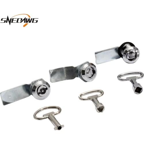 MS705 Mini Cam Lock Zinc Alloy Safety Mailbox Cam Lock Equipment Steel Cabinet Lock for Industrial Distribution Box