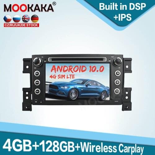 For Suzuki Grand Vitara 2005 - 2013 Android 10.0 128GB Multimedia Player Car GPS Navigation Auto Radio Stereo Head Unit Carplay